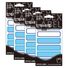 Petit 保護膜標籤索引貼 20-F223B, 藍色, 4個, 78個