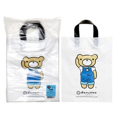 鈕扣設計 提繩手把 包裝袋 18000 A3, 50個, 混色