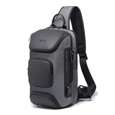 New En男款輕量迷你旅行斜背包 V20, 灰色