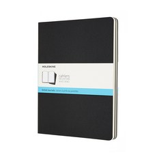 MOLESKINE 彩點工藝素描本黑色, 特大號, 192張