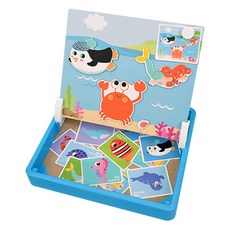 Gabe家族磁鐵拼圖盒 海洋世界 KS2728, 1套