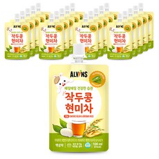 愛彬思Alvins 刀豆玄米茶 100ml 原味 20入, 大豆玄米茶口味, 20包