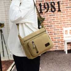donnashop 男用斜背包 SH-32792, 米色