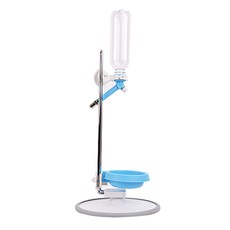 Water Kit 可調節高度寵物飲水器, blue, 1個