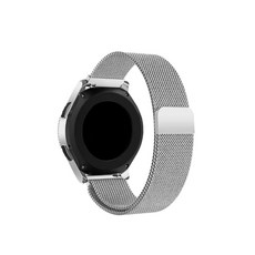 三星Galaxy手錶 Active 42mm 相容網狀金屬錶帶 20mm, 銀色, g0001-三星Galaxy手錶42mm, 1個