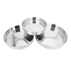 HOGASTORY 不鏽鋼圓形蛋糕模具3件組, 1套