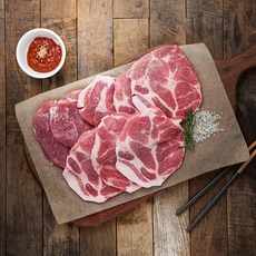 미트엔조이 미국산 목살 로스 구이용 (냉장), 1kg, 1팩