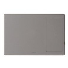 FENICE 프리미엄 PU 무선충전 마우스패드 LH-1, 라이트그레이, 1개