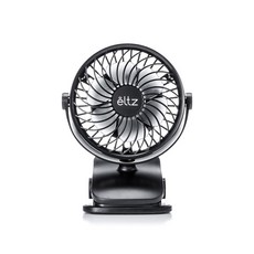 아가방 엘츠 휴대용 유모차 선풍기, 블랙, 1개