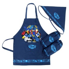 衝鋒戰士 男童用 噴射巡洋艦 袖套 頭巾 圍裙 3件組 PN0121