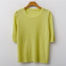 엔비룩 여성용 스카시 퍼프 니트