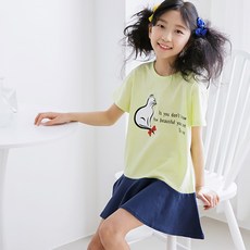 jackid 女童透氣美貓連身裙