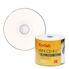 KODAK 柯達 200MB 寬幅可打印迷你 CD-R 50p, 單色