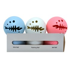 Goodin 湯姆斯家族魚類處理球貓貓貓貓球3p + led球3p +滴球3P套件, 1套, 混合顏色