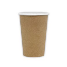 Modam Pack牛皮紙環保紙杯 390ml, 150件, 1個