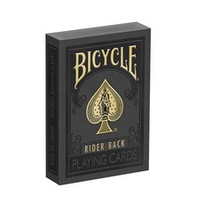 BICYCLE 騎手撲克牌魔術卡, 金色+黑色