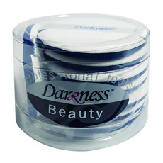 Darkness 盒裝圓形海綿粉撲 8入組, 單色, 1個