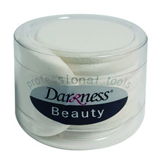 Darkness 盒裝圓形粉撲 8入, 單色, 1個