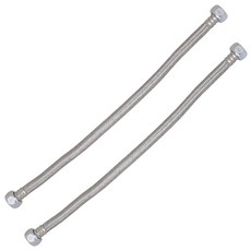 MIRINAE 洗臉盆彈簧高壓軟管 40cm, 2個