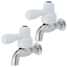 MIRINAE 橫向轉水龍頭冷水+熱水, 1套