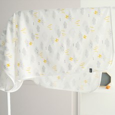 Dalpong 閃電雲朵圖案舒適包巾