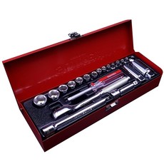 SUNKEY Vox 套筒扳手套組 SSR-21 3/8, 工具 21入, 1組