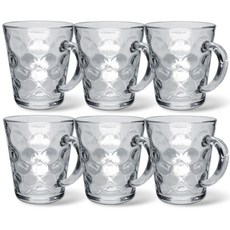 Glasslock 強化水晶馬克杯, 310ml, 6個