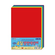 JONG IE NARA 雙面色紙 100張, 1組, 10色