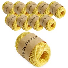 indigoshop 芥末串 10m 10p, 單色