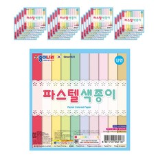 종이나라 파스텔 단면 색종이 1500 30p, 10색, 20개