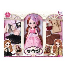 ONE&ONE 櫻桃時裝模特馬龍娃娃套組, 混色