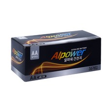 알파 알파워 알카라인 건전지 AA, 36개입, 1개