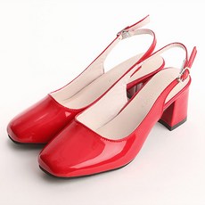 착한구두 오필리아 통굽 미들힐 슬링백 SBEMS1b620