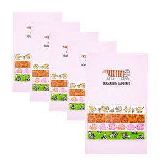 LISA LARSON 紙膠帶 L 4入組 15 x 100 mm, 動物, 5套