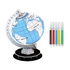 用手製作的地球儀+筆組, 混色