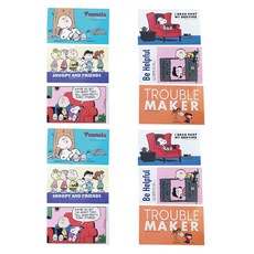 史努比花生葉子明信片, 隨機發貨, 12個