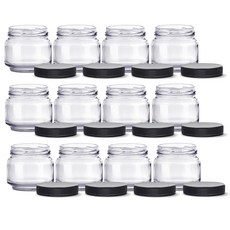 mir 塑膠黑蓋果醬瓶 新型 SG155, 120ml, 12個