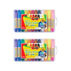 TORU 玻璃顏色 12 件套, 混色, 2套