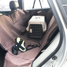 승용차용 강아지 시트, 브라운, 1개