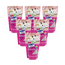 펫스토리 소동물 화장실 모래, 400g, 5개