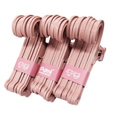 Purmi 粉彩狗狗衣架 藕粉色, 30個