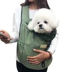 AMYLOVESPET 狗狗前背袋 Hug Front, 薄荷綠