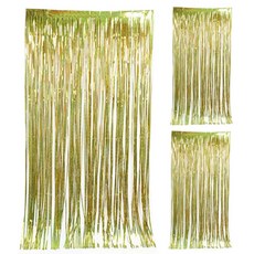 파티 수술 은박 커튼 3p