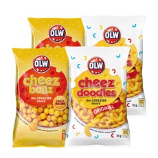 OLW 起司條餅 35g 2入+起司球 35g 2入, 1組