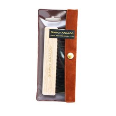 簡約模擬防靜電橡木唱片刷 棕色, 單品