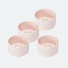 행남자기 결 원통 공기, 핑크, 4개