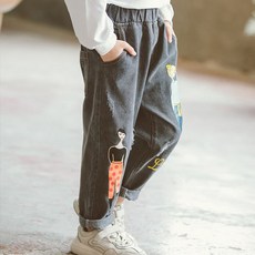女童牛仔褲