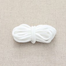 Kohas ID 長版鬆緊帶 口罩繩 9000cm, 白色, 1個