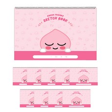 카카오프렌즈 스케치북 어피치 10p, 345 x 245 mm, 20매