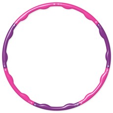 居家訓練穴位按摩呼拉圈 高級寬版+額外零件 隨機出貨, 2公斤, 混色